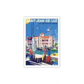 Carte Postale Marcel SAINT-JEAN-DE-LUZ "Le Port" A5