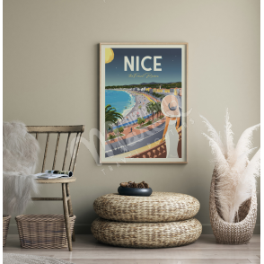 Poster NICE "French Riviera"