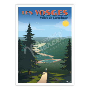 Poster THE VOSGES "Gérardmer Valley"