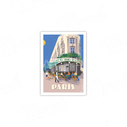 Carte Postale PARIS "Boulevard Saint-Germain"