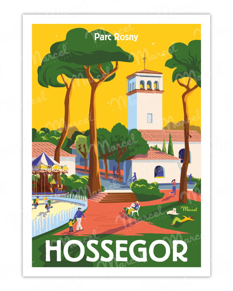 Affiche HOSSEGOR "Parc Rosny"