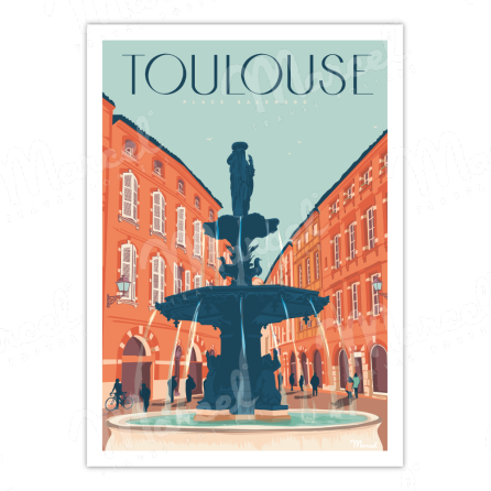 Poster TOULOUSE "Place Salengro"