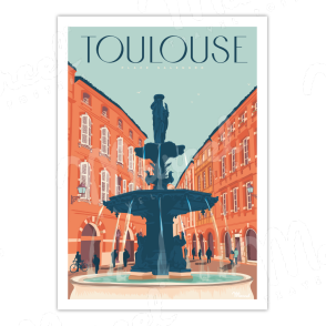 Poster TOULOUSE "Place Salengro"