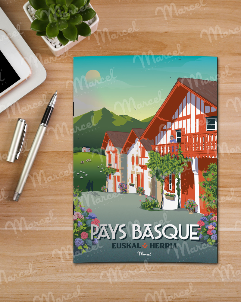 Carnet de Notes PAYS BASQUE "Village Basque"