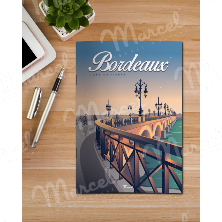 Notebook BORDEAUX "Pont de Pierre"