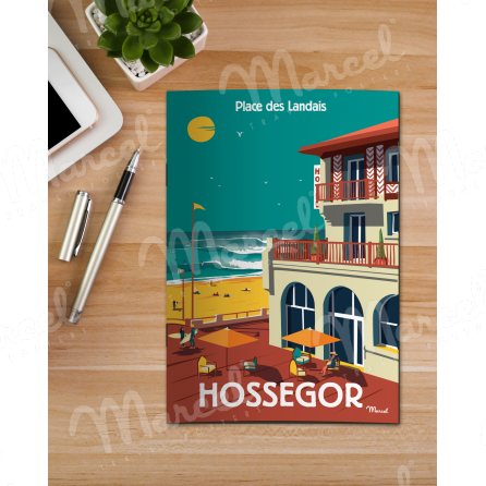 Carnet de Notes HOSSEGOR "Place des Landais"