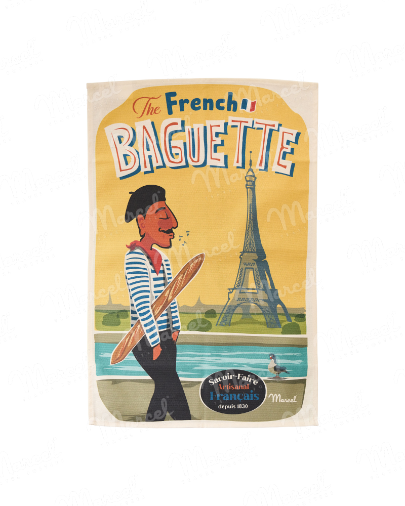 Torchon Léoni "French Baguette"