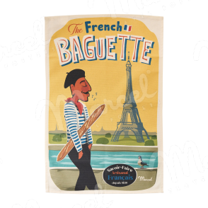 Torchon Léoni "French Baguette"