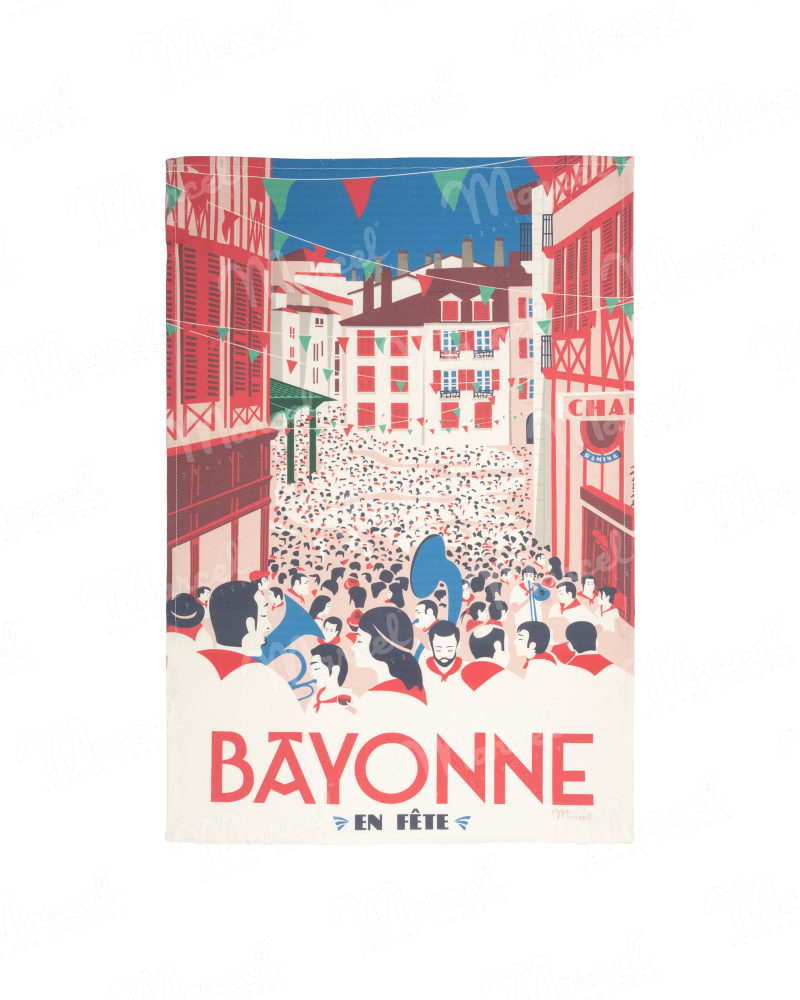 Tea Towel Léoni BAYONNE en...