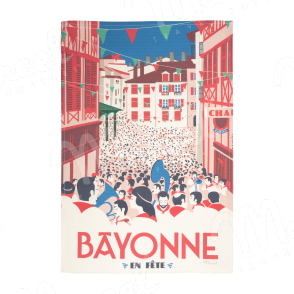 Torchon Léoni BAYONNE en Fête