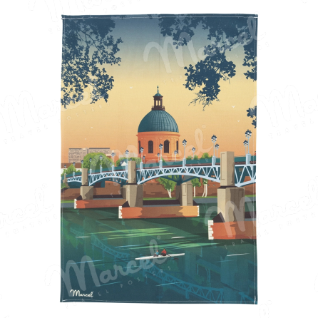 Tea Towel Léoni TOULOUSE "Dôme de la Grave"