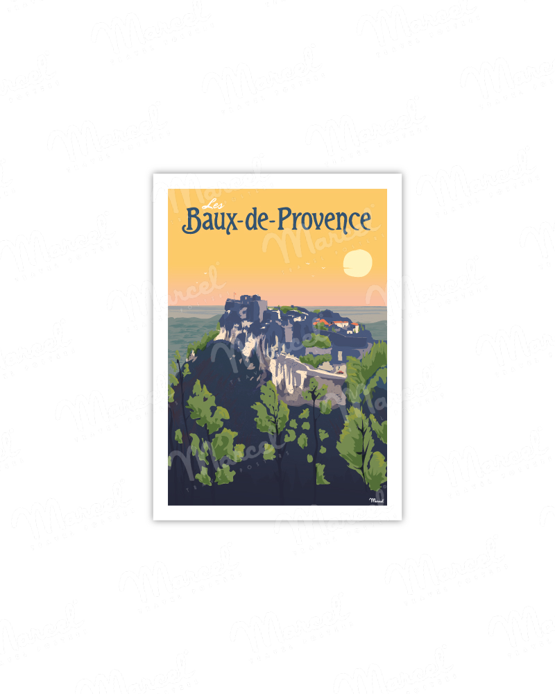 Carte Postale LES BAUX-DE-PROVENCE "Le château"