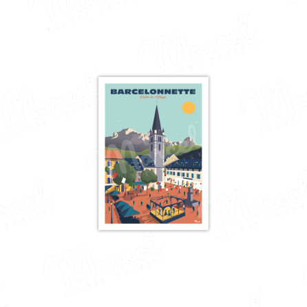 Postcard BARCELONNETTE