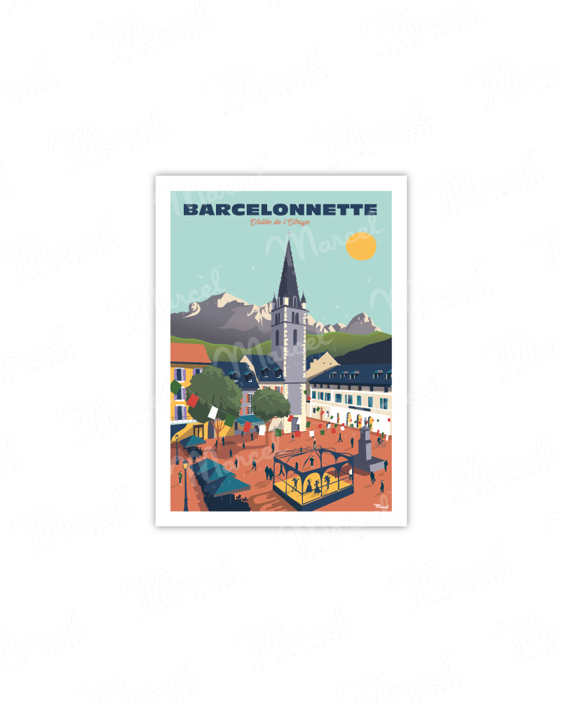 Postcard BARCELONNETTE