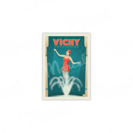 Carte Postale VICHY "L'Eau Eternelle"