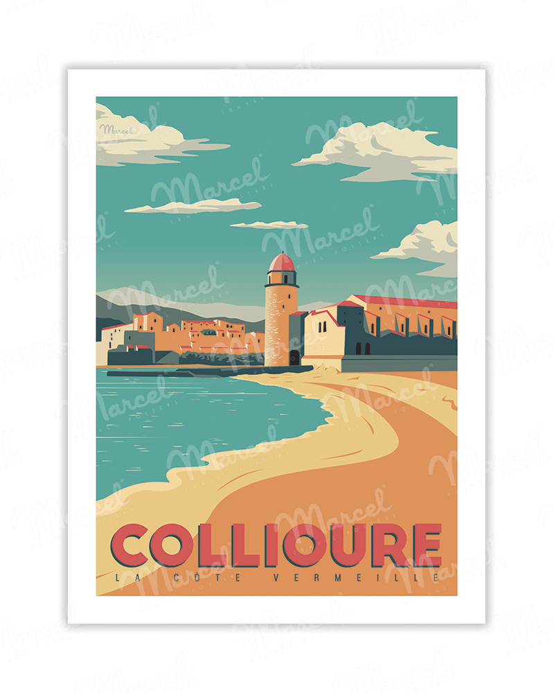 Postcard  COLLIOURE "Côte...
