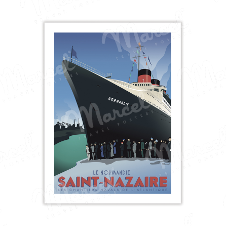 Carte Postale SAINT-NAZAIRE  "Le Normandie" A5