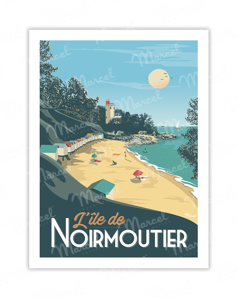 Carte Postale NOIRMOUTIER A5