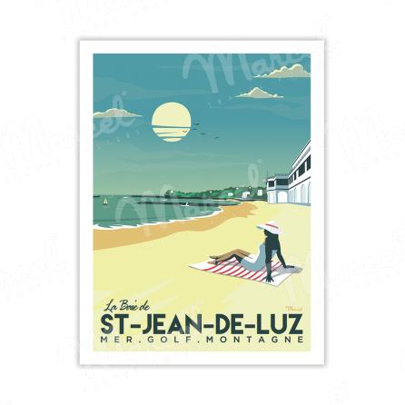 Carte Postale SAINT-JEAN-DE-LUZ "La Baie" A5