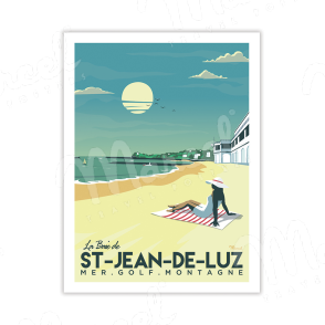 Carte Postale SAINT-JEAN-DE-LUZ "La Baie" A5