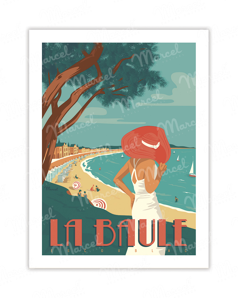 Postcard LA BAULE  A5
