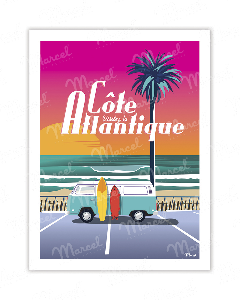 Postcard CÔTE ATLANTIQUE...
