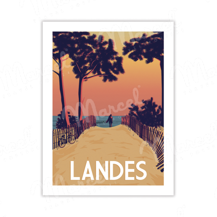 Carte Postale Secret LANDES A5