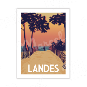 Carte Postale Secret LANDES A5