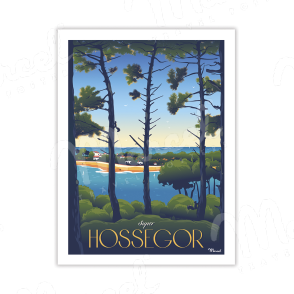 Carte Postale HOSSEGOR "Super Hossegor" A5