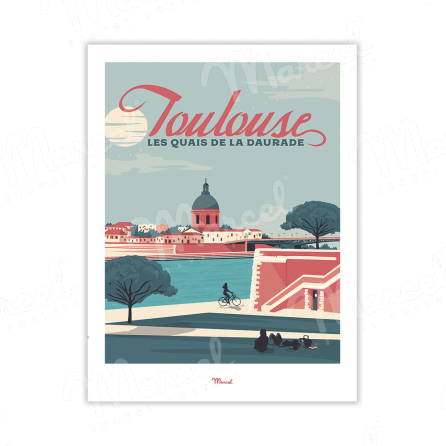 Carte Postale TOULOUSE "Quai de la Daurade" A5