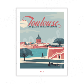 Carte Postale TOULOUSE "Quai de la Daurade" A5