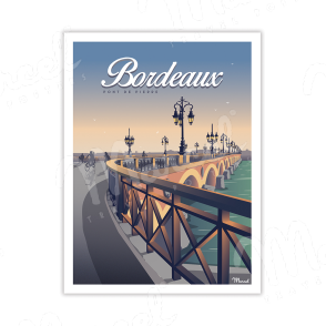 Carte Postale BORDEAUX "Pont de Pierre" A5