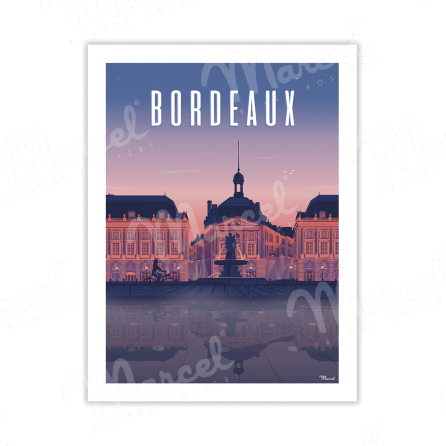 Carte Postale BORDEAUX "Place de la Bourse" A5