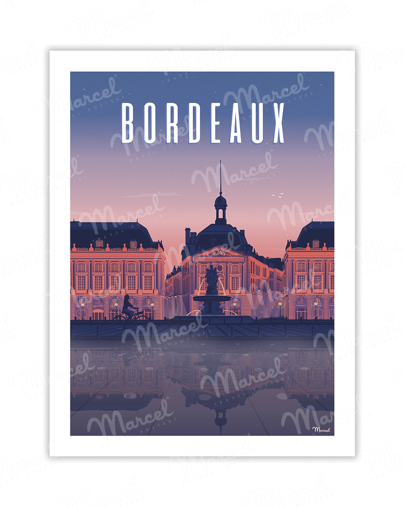 Carte Postale BORDEAUX "Place de la Bourse" A5