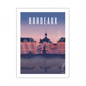 Carte Postale BORDEAUX "Place de la Bourse" A5