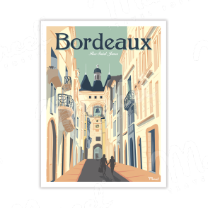 Carte Postale BORDEAUX "Rue Saint-James" A5