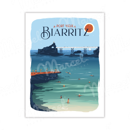 Carte Postale BIARRITZ "Port Vieux" A5