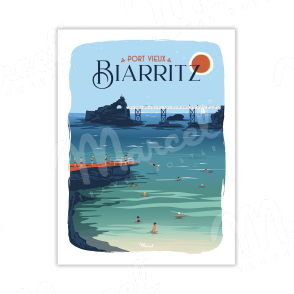 Carte Postale BIARRITZ "Port Vieux" A5