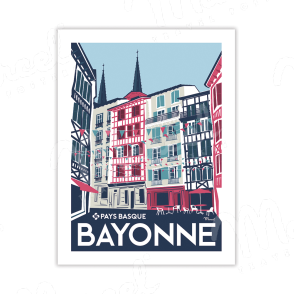 Carte Postale BAYONNE "Rue de l'Argenterie" A5