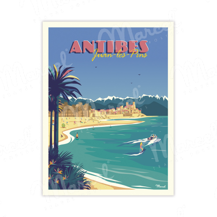 Carte Postale ANTIBES "Juan-Les-Pins" A5