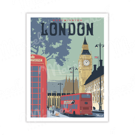 Postcard LONDON A5