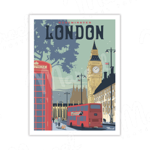 Postcard LONDON A5