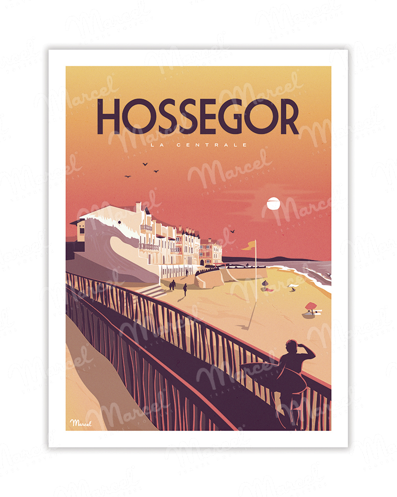 Carte Postale HOSSEGOR "La Centrale" A5