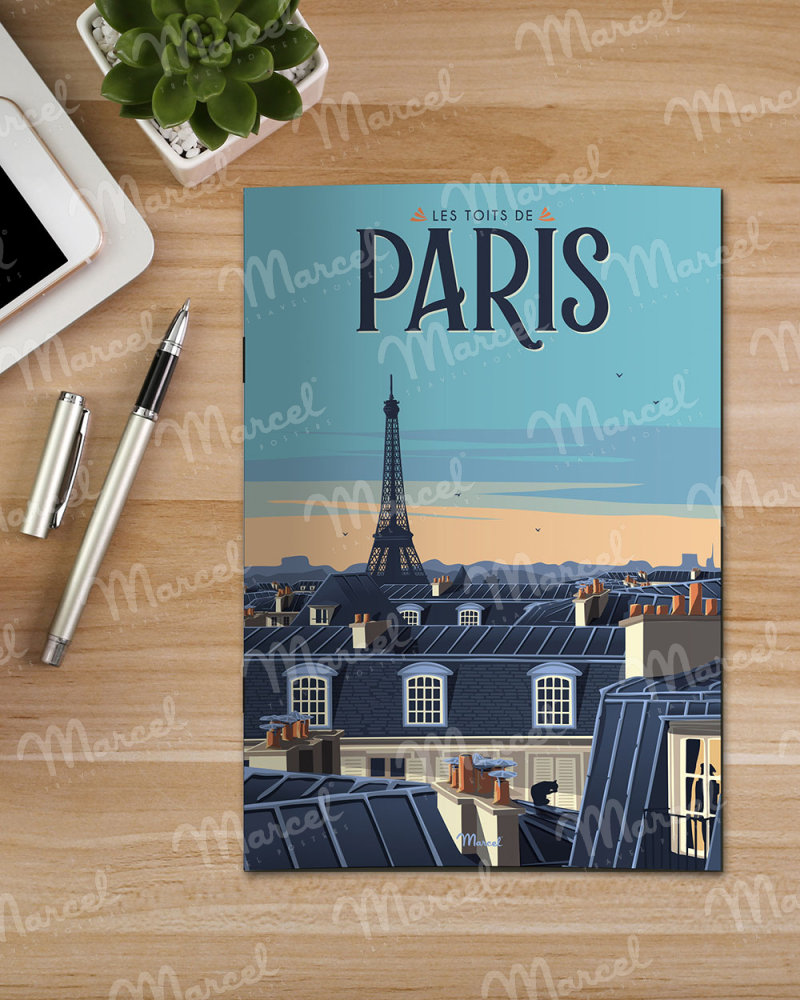 Carnet de Notes PARIS "Les Toits"