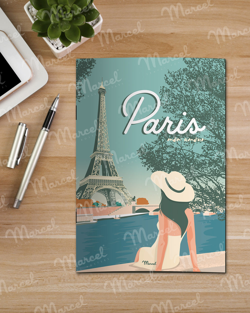 Carnet de Notes PARIS "Mon Amour"