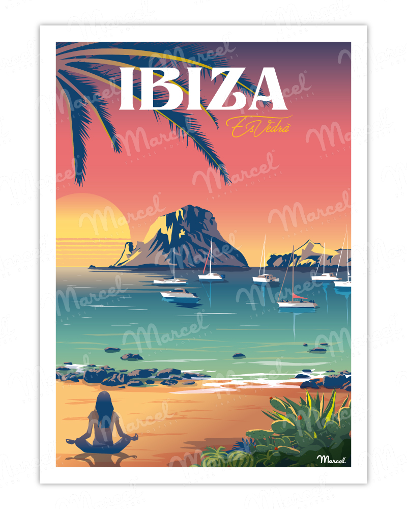 Affiche IBIZA "Es Vedrà"