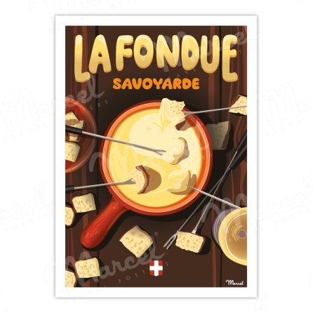 Affiche "La Fondue Savoyarde"