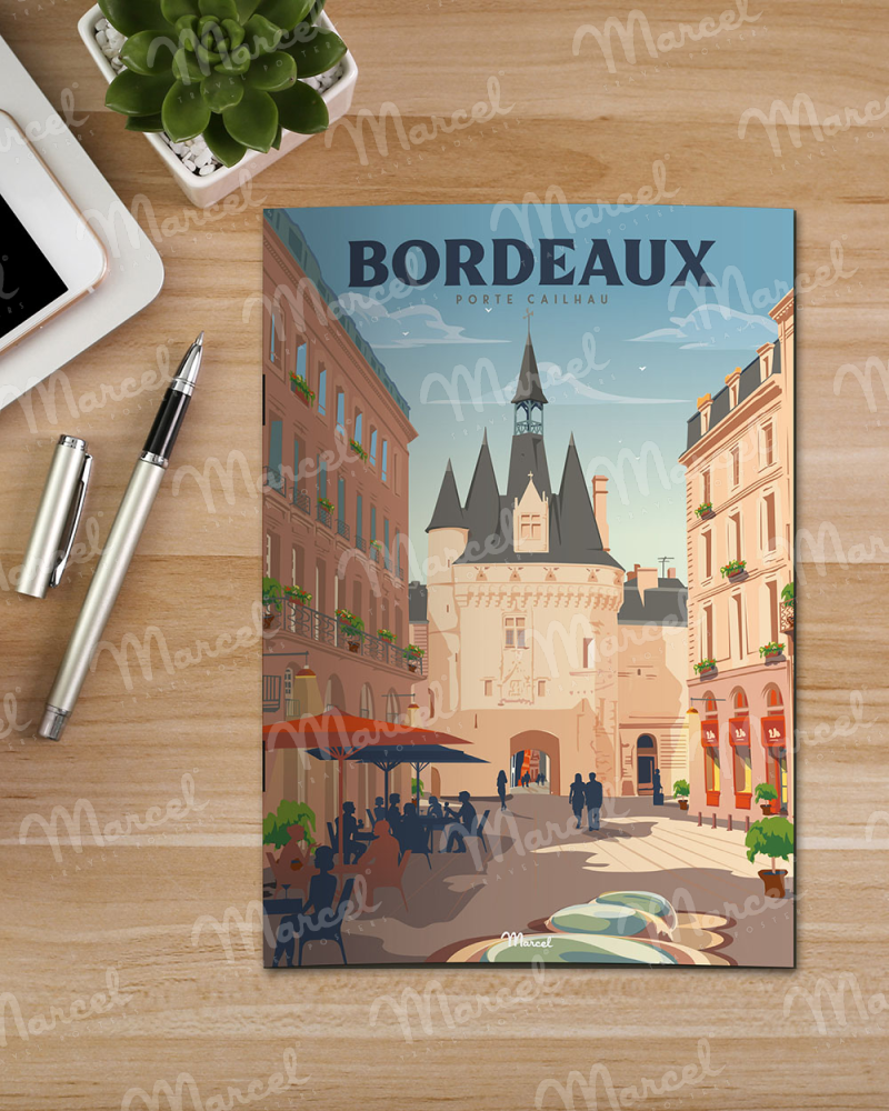 Carnet de Notes BORDEAUX "Porte Cailhau"