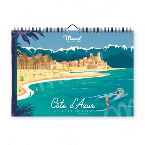 Calendrier 2025 "COTE D'AZUR"