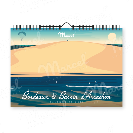 Calendrier 2025 "BORDEAUX et BASSIN D'ARCACHON"